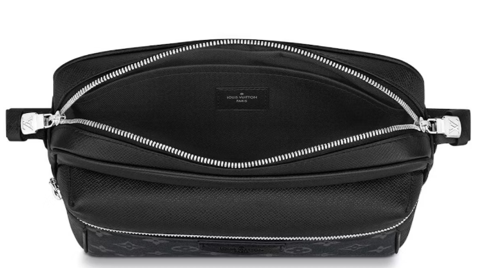 Louis Vuitton Outdoor Messenger Monogram Eclipse Taiga Black "Rank A"