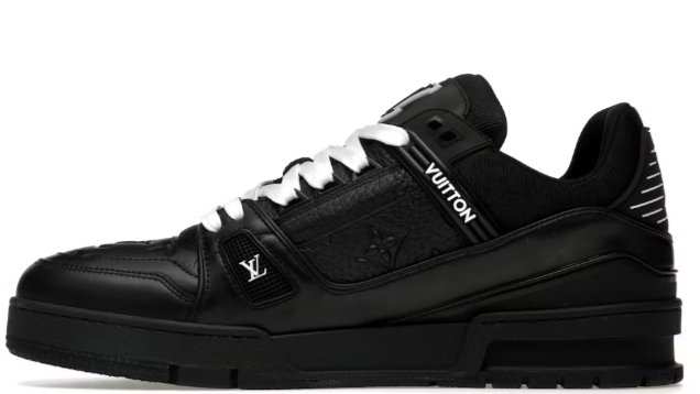 Louis Vuitton Trainer Black Embossed Monogram