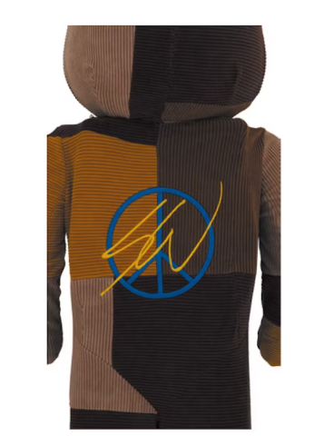 Bearbrick x atmos x Sean Wotherspoon 1000% Brown