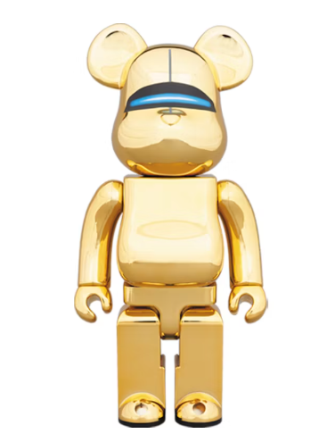 Bearbrick Hajime Sorayama Sexy Robot 100% & 400% Set Gold