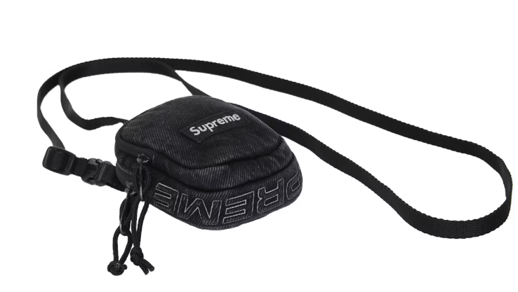 Supreme Denim Mini Utility Bag Black