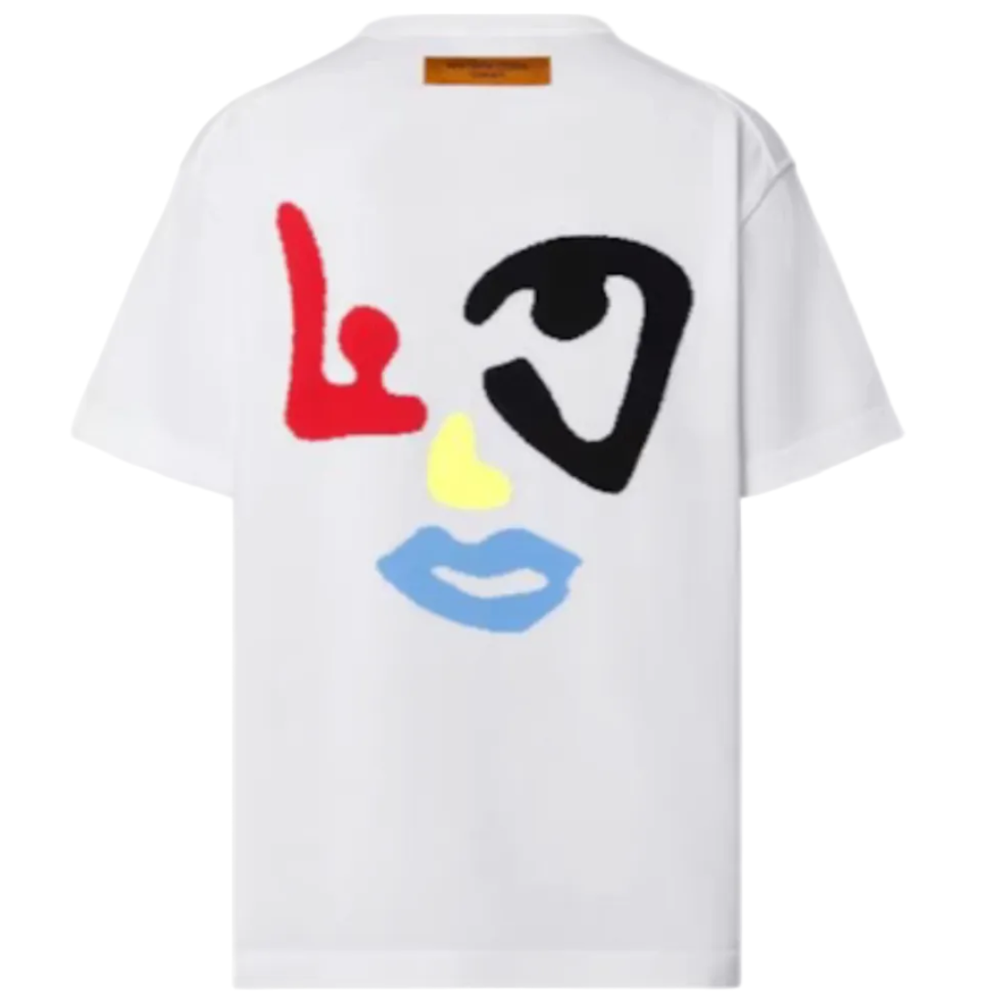 Louis Vuitton Geometric Pattern Crewneck T-Shirt White (Pre-owned)
