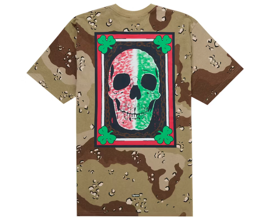 Supreme Mike Kelley Banner Tee Chocolate Chip Camo