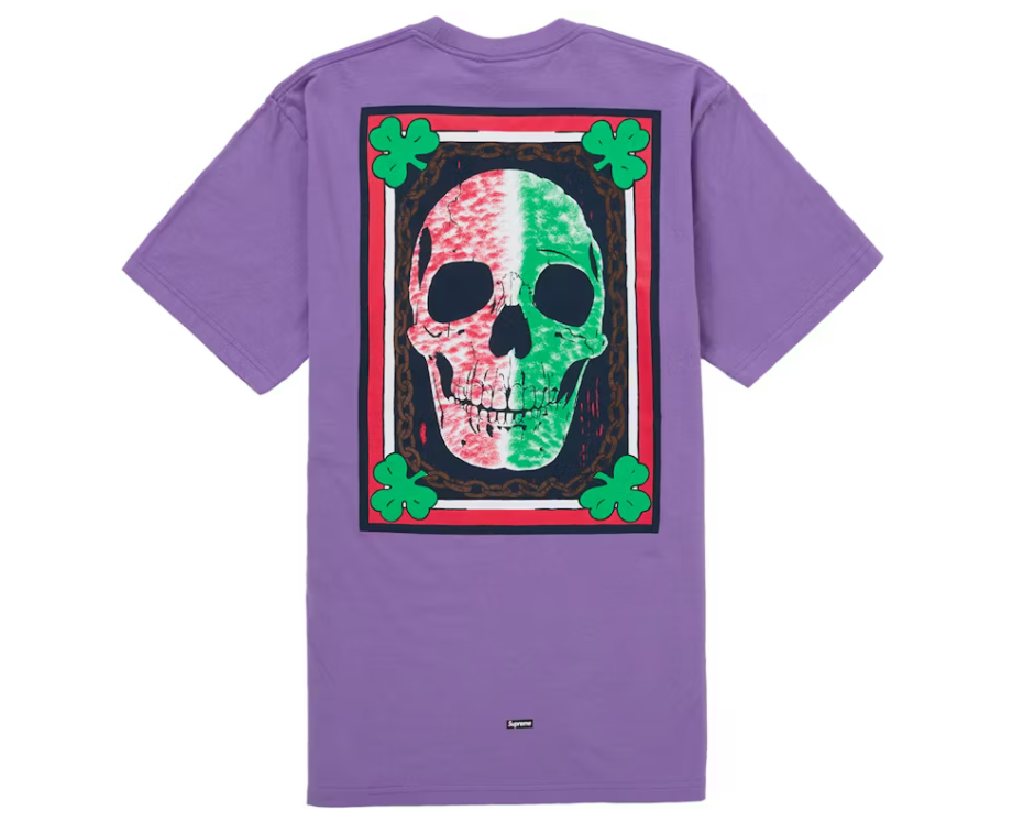 Supreme Mike Kelley Banner Tee Purple