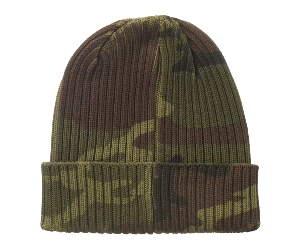 Supreme Overdyed Beanie (SS26) Woodland Camo