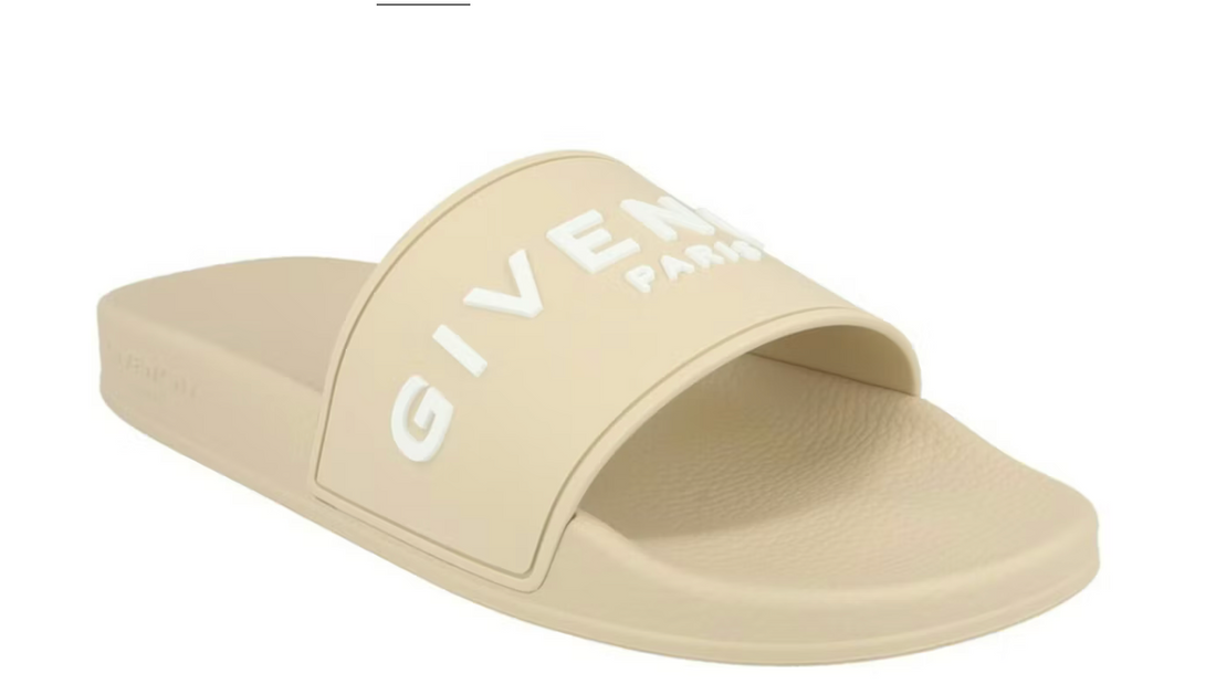 Givenchy Logo Signature Slides Beige (Women's)