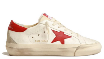 Golden Goose Superstar 'White Beige Red'