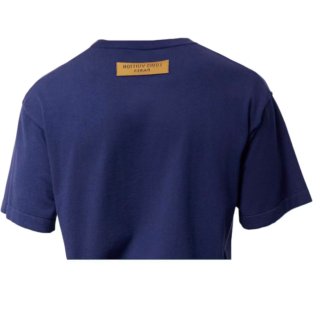 Louis Vuitton Graphic Short-Sleeved Crewneck Indigo