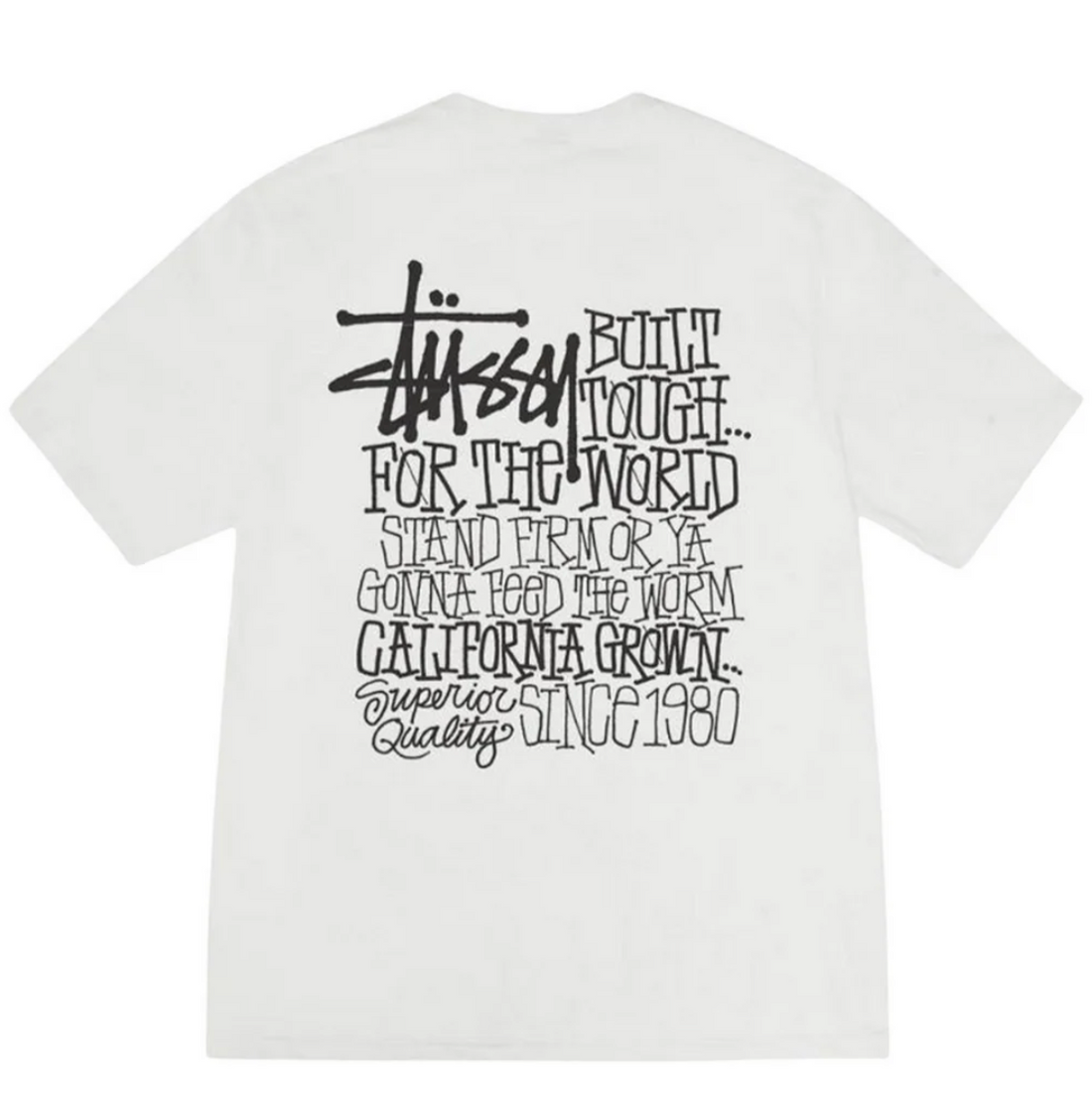 Stussy California Grown Pigment Dyed Tee ‘White'