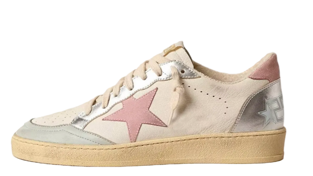 Golden Goose Ball Star Grey White Antique (Women’s)