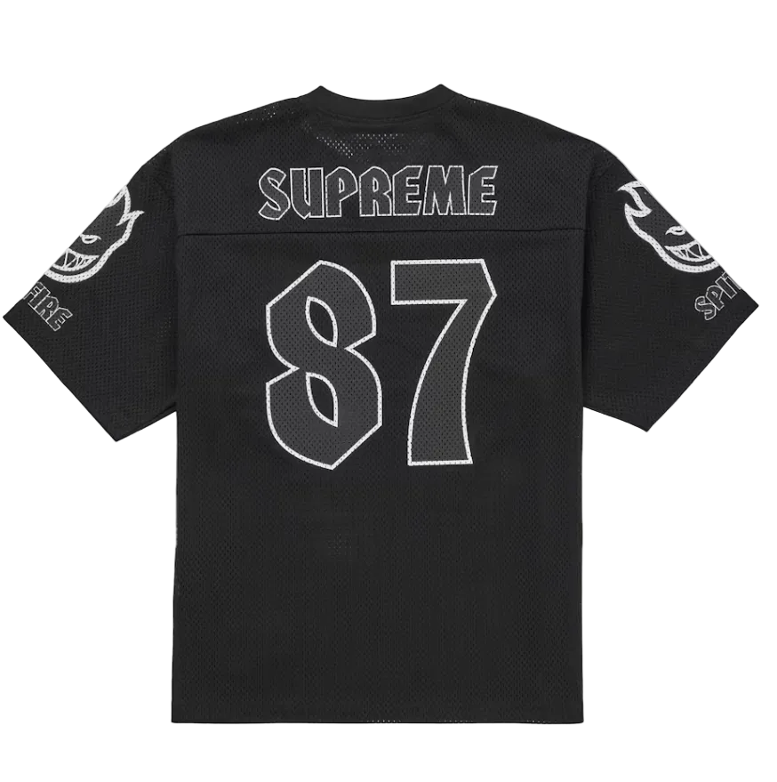 Supreme Spitfire Football Jersey Black