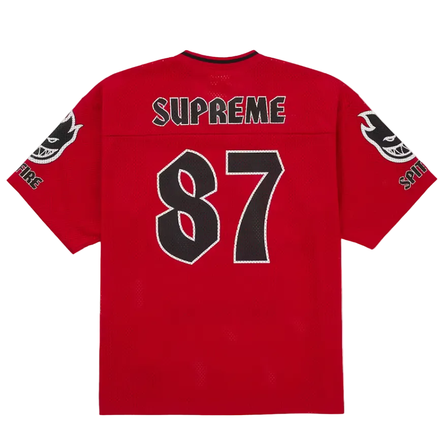 Supreme Spitfire Football Jersey Red