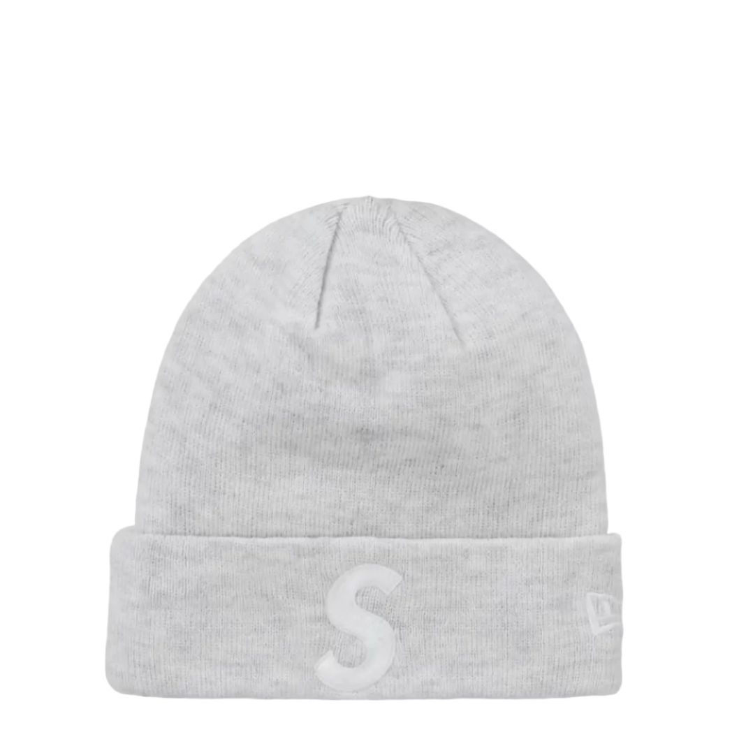 Supreme New Era S Logo Beanie (FW24) Heather Grey