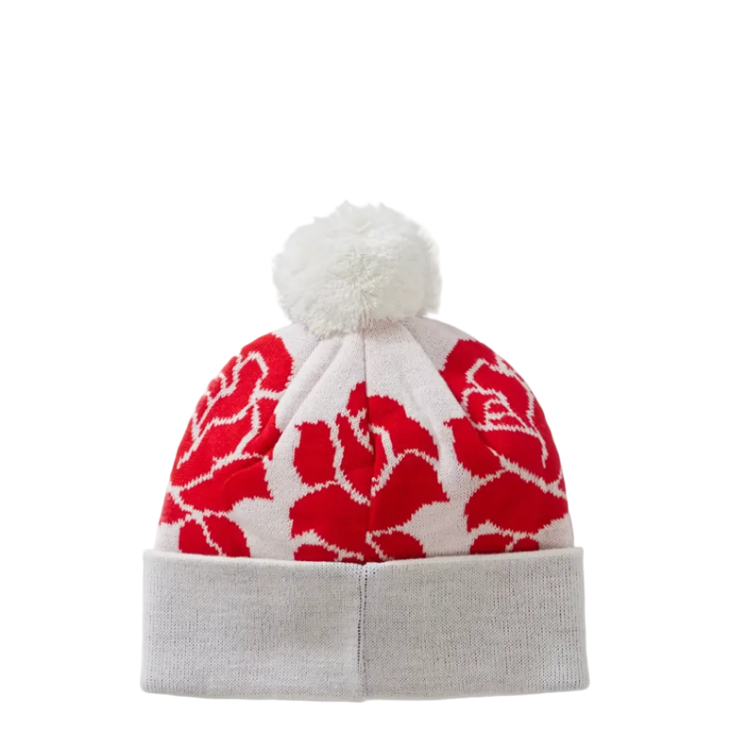 Supreme Rose Beanie White