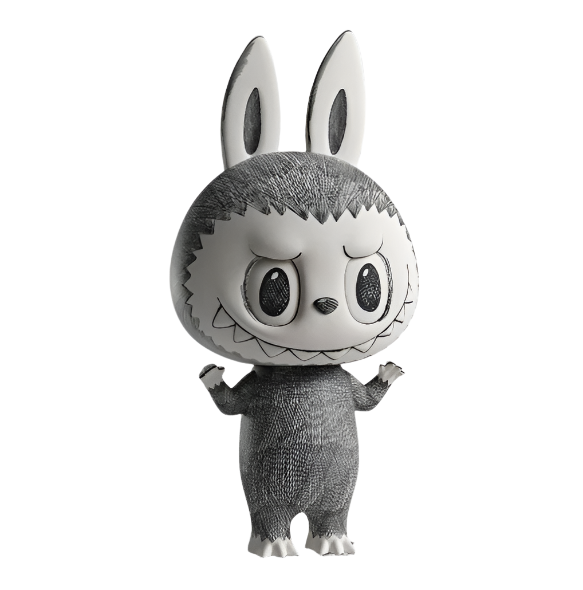 POP MART MEGA LABUBU THE MONSTERS SKETCH 400%