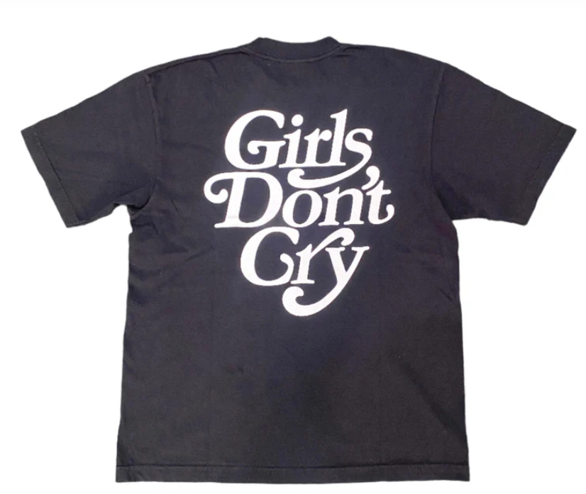 Girls Dont't Cry GDC Logo T-shirt Black White