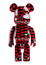 Load image into Gallery viewer, Bearbrick x Medicom Black Hearts 1000%
