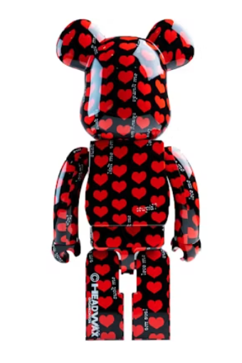 Bearbrick x Medicom Black Hearts 1000%