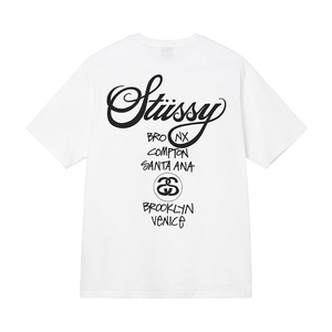 Stussy x Dover Street Market World Tour T-shirt ‘White’