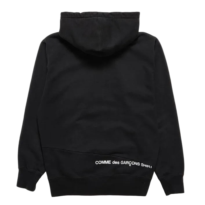 Supreme x Comme des Garcons Split Box Logo Hooded Sweatshirt Black (Pre-owned)