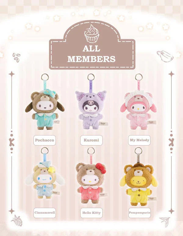 Toptoy Sanrio Family Latte Series Plush Blind Box (Sold per piece)