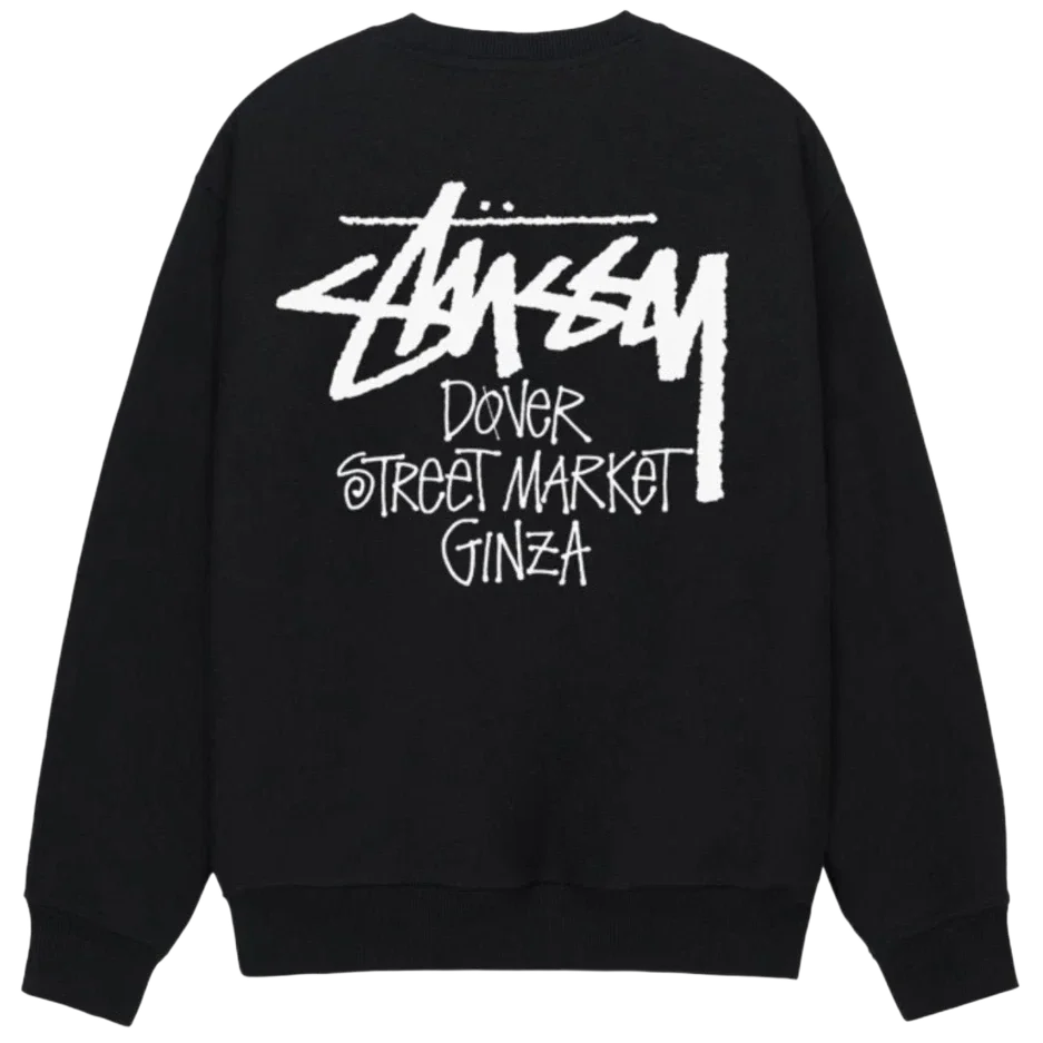 Stussy x Dover Street Market Ginza Taps Stussy for Logo-Clad Chapter Pack Crewneck