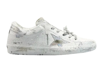 Golden Goose Super-Star Classic Iridescent Leather Upper with Plaster Effect