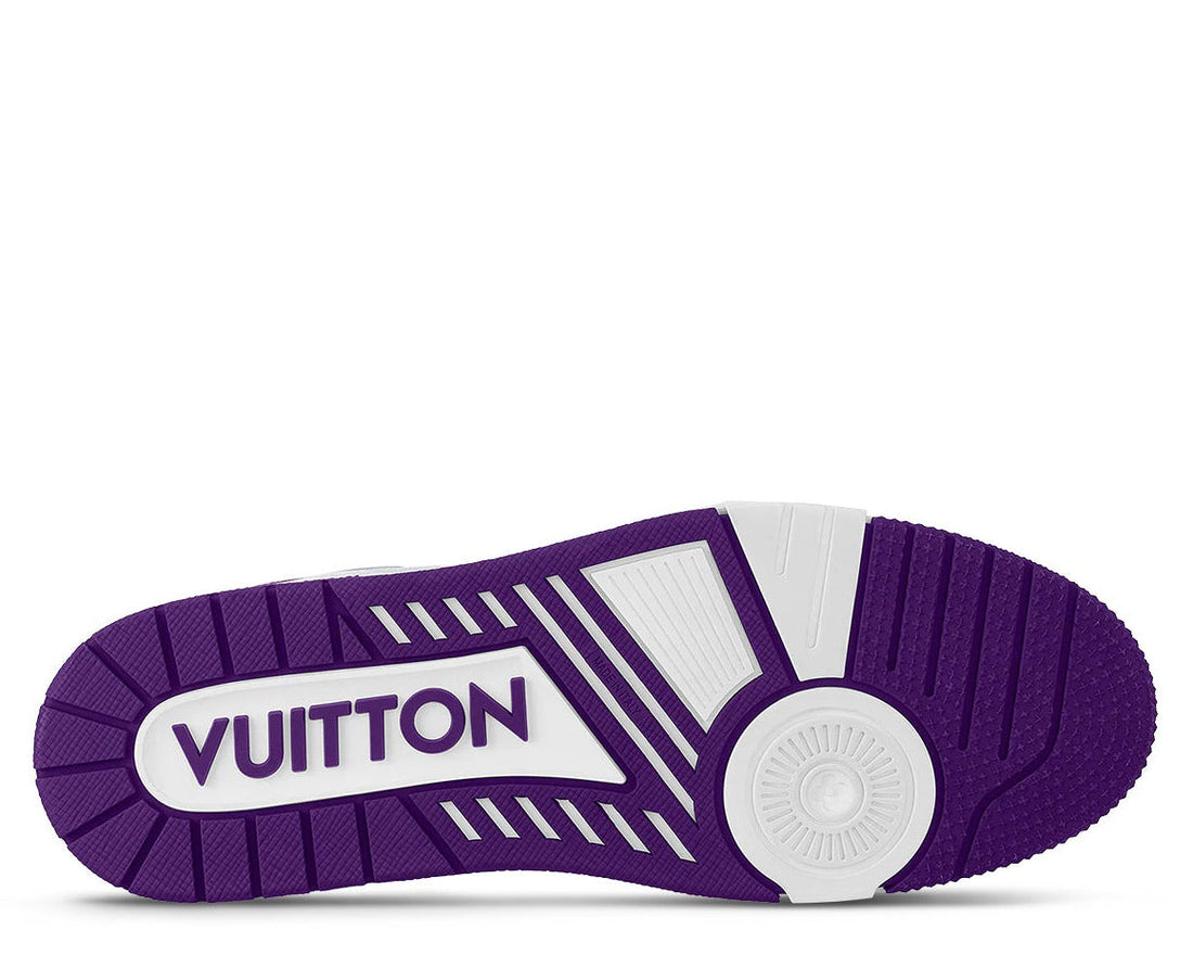 Louis Vuitton LV Trainer Monogram Strap White Purple
