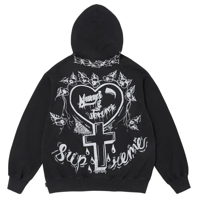 Supreme Forever Hooded Sweatshirt Brushed-back fleece