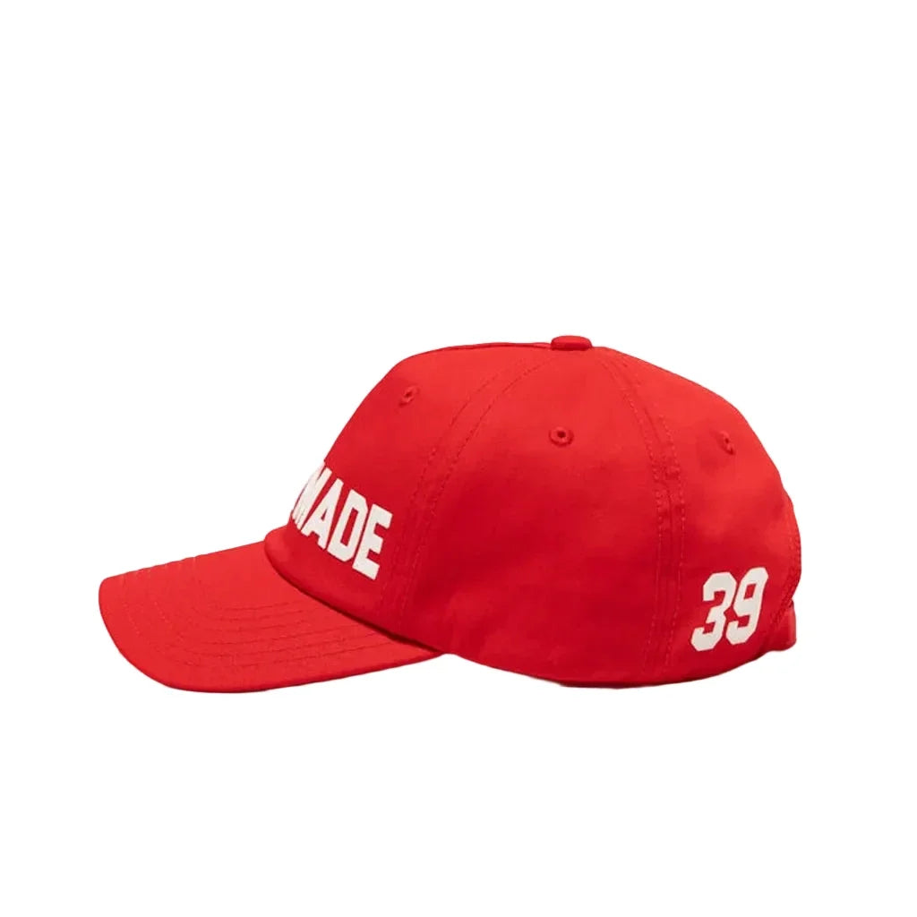 Human 5panel Twill Cap Red
