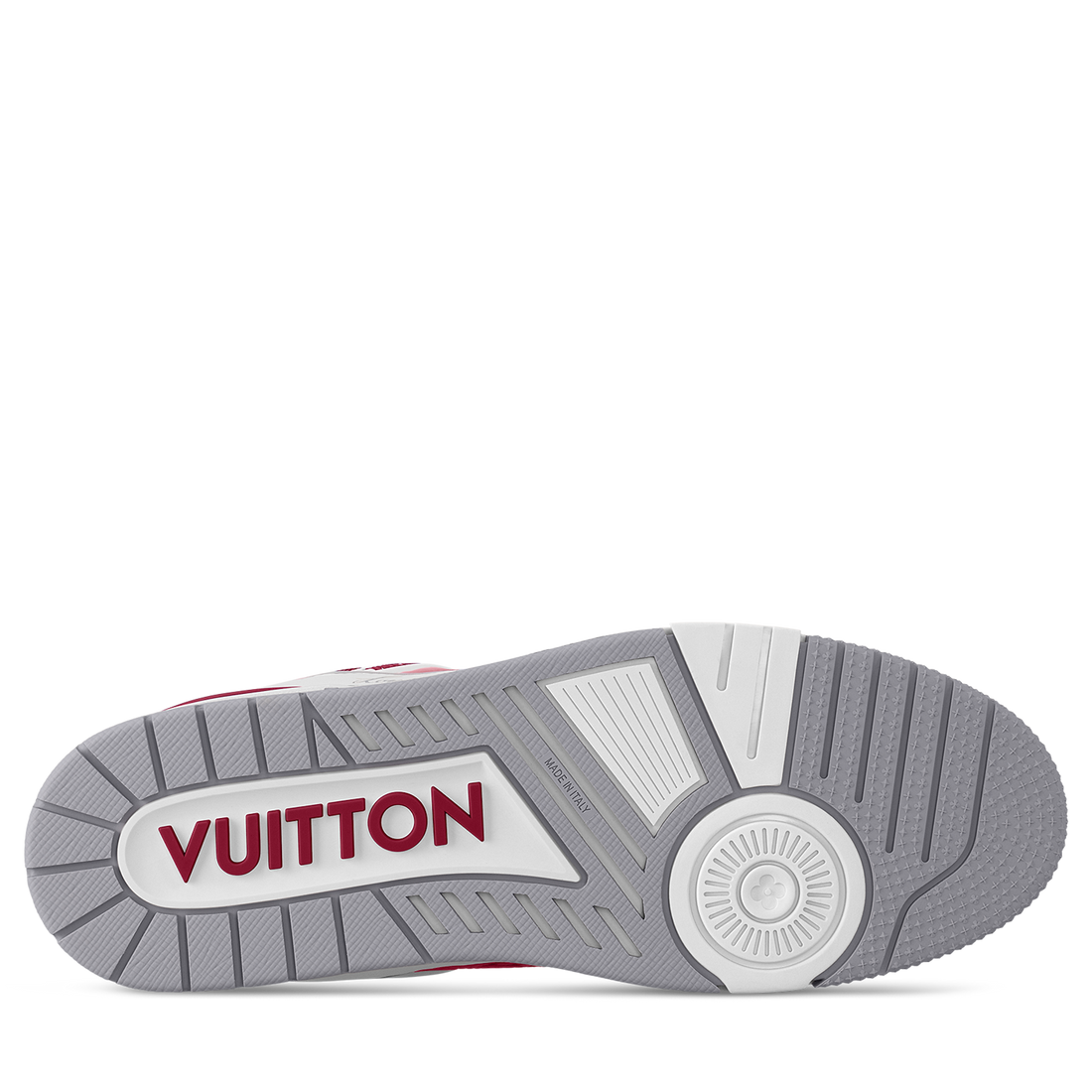 Louis Vuitton Trainer Sneaker Red White Colormania
