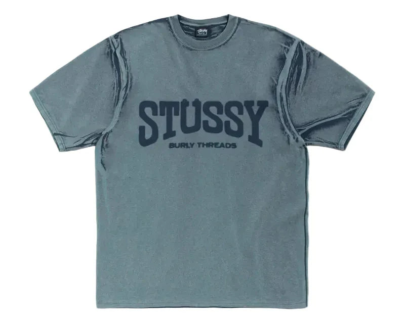 Stussy Burly Stone Washed Tee Navy