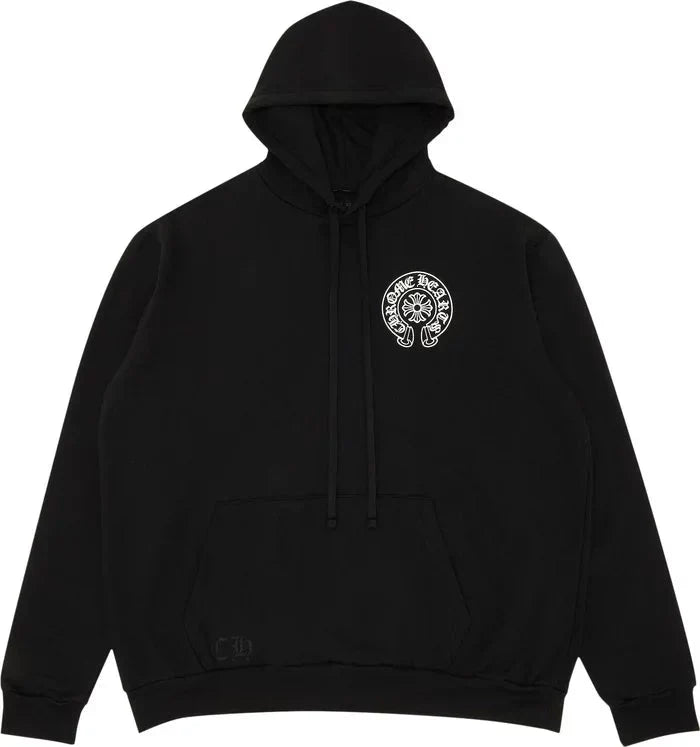 Chrome Hearts Hong Kong Exclusive Scroll Label Hoodie Black