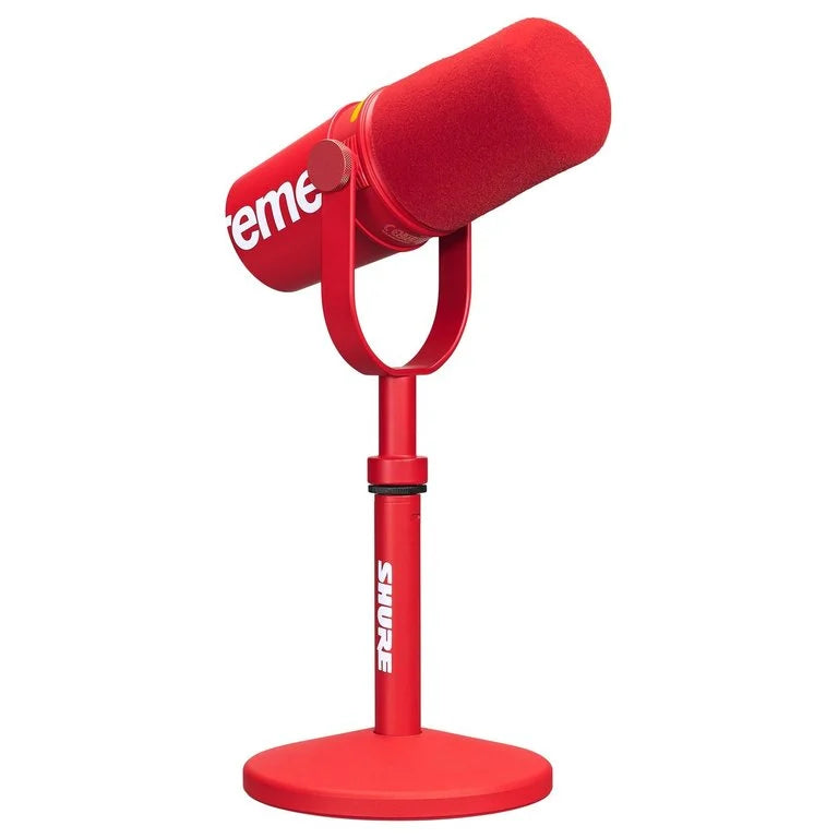 Supreme Shure MV7+ Microphone Red