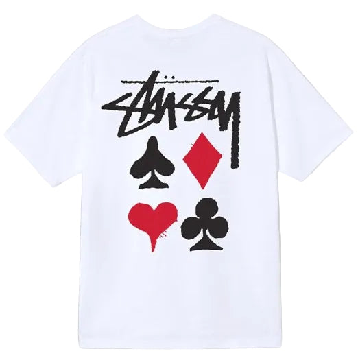 Stussy Full Deck 2 SS T-shirt White