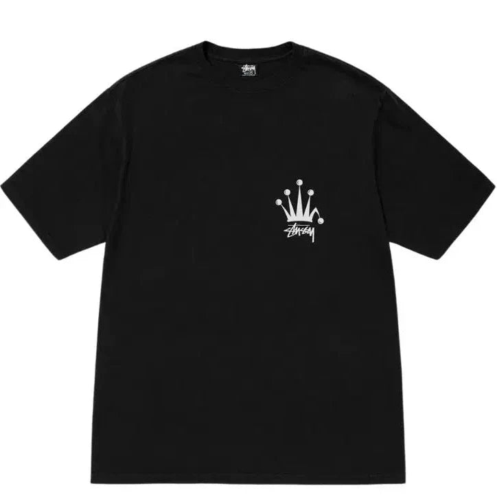 Stussy Regal Crown Pigment Dyed Black Tee