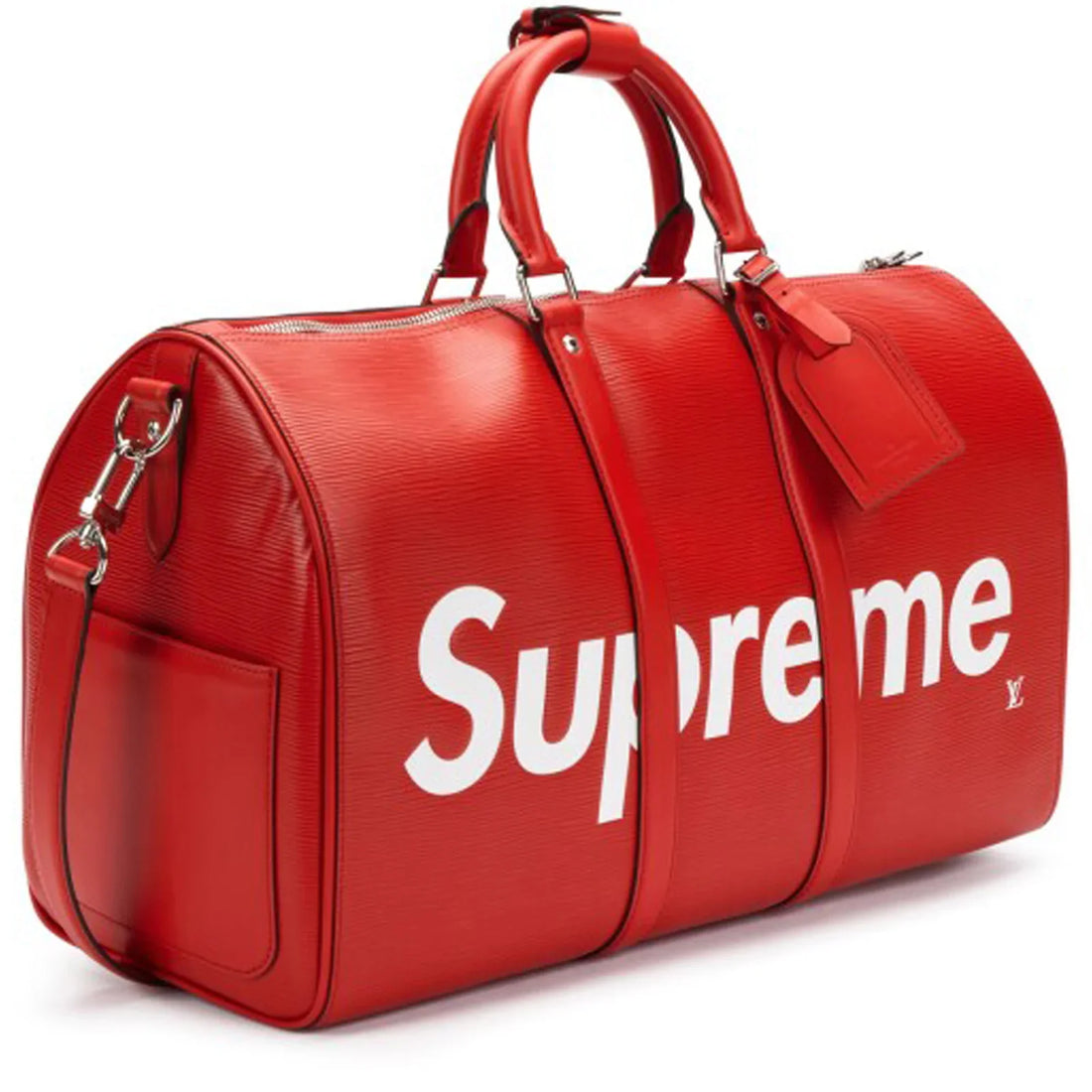 Louis Vuitton x Supreme Keepall Bandouliere Epi 45 Red