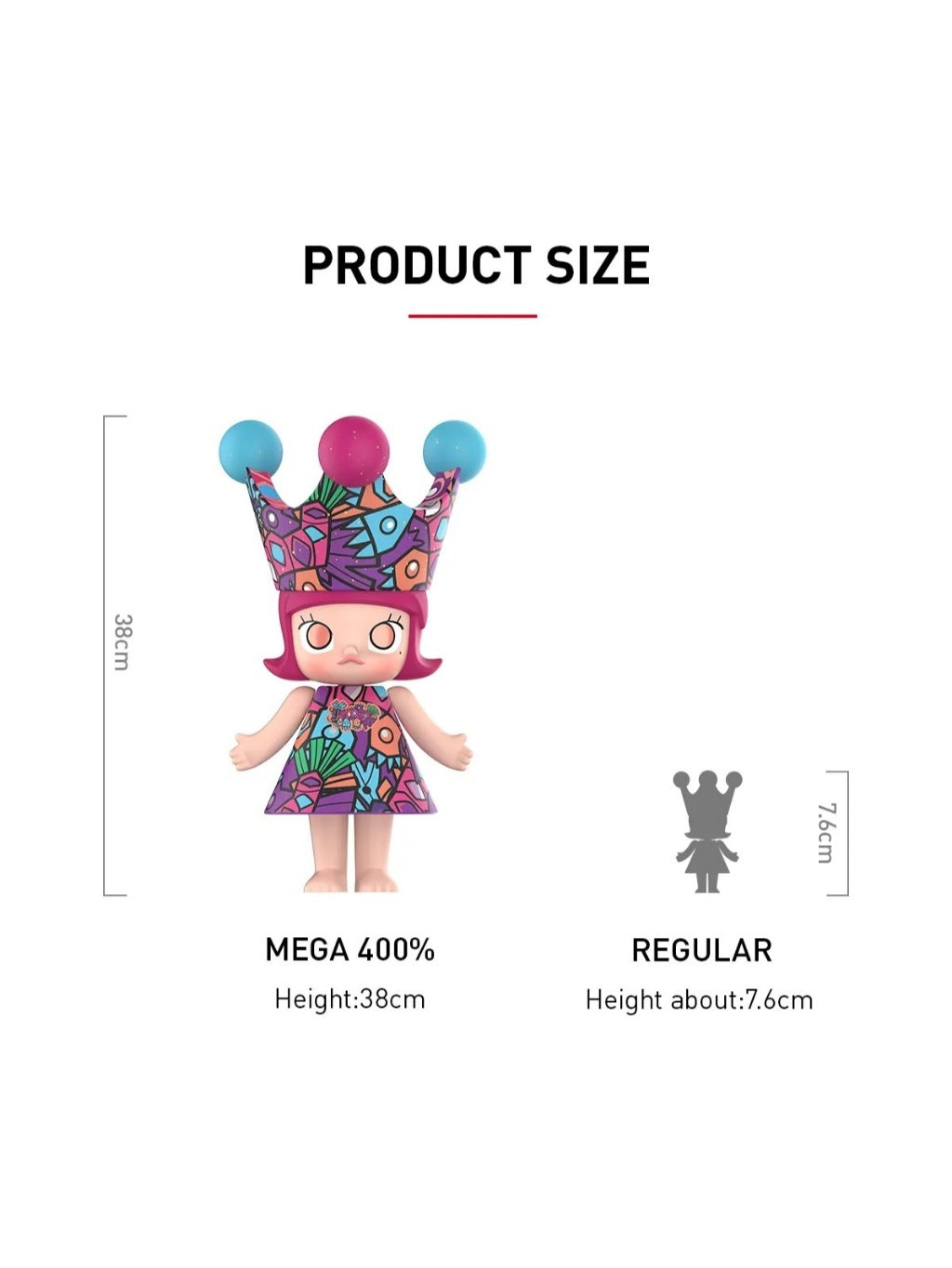 Pop Mart Mega Royal Molly Han Meilin 4 400%