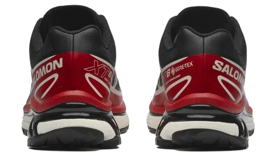 Salomon XT-6 Gore-Tex Black Flame Scarlet