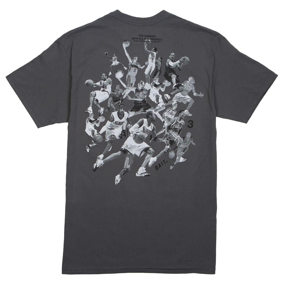 BAIT x Allen Iverson Men 2016 Hall Of Fame Tee (gray / heather grey)
