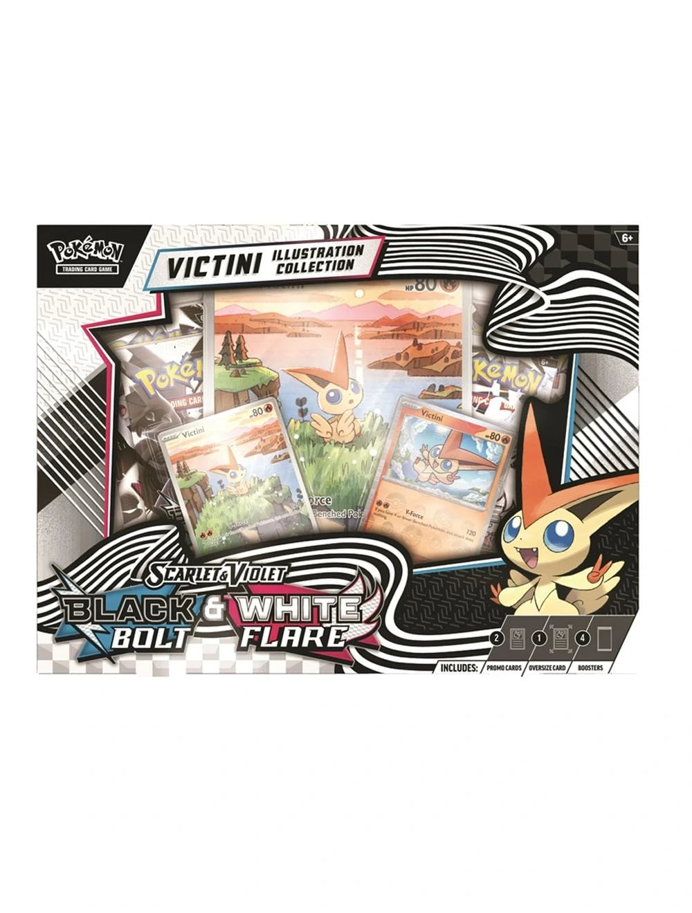 Pokémon TCG Unova Victini Illustration Collection (Black Bolt & White Flare) – Sealed