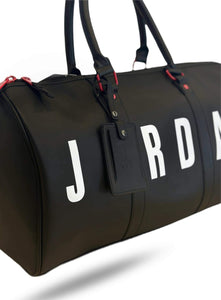 Jordan leather hotsell duffel bag