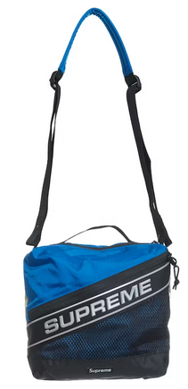 Supreme Logo Shoulder Bag Blue x pac 10076230385857