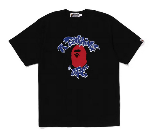 BAPE Graffiti College Tee Black – Pure Soles PH