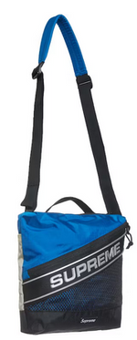 Load image into Gallery viewer, Supreme Logo Shoulder Bag Blue x-pac
