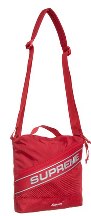 Supreme Logo Shoulder Bag Red x-pac