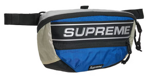 Supreme Logo Waist Bag Blue