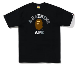 BAPE Colors College Tee (FW22) Black Black