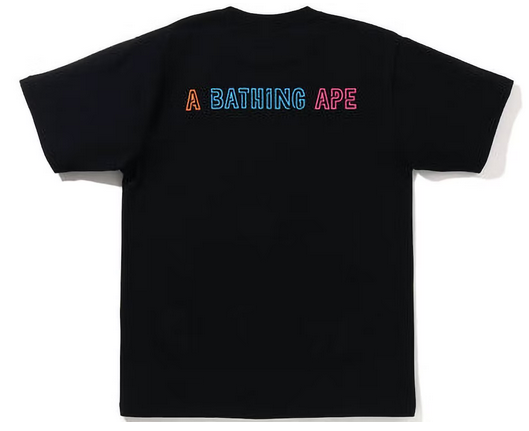 BAPE Halloween Neon Mexican Skull Tee Black