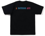 Load image into Gallery viewer, BAPE Halloween Neon Mexican Skull Tee Black
